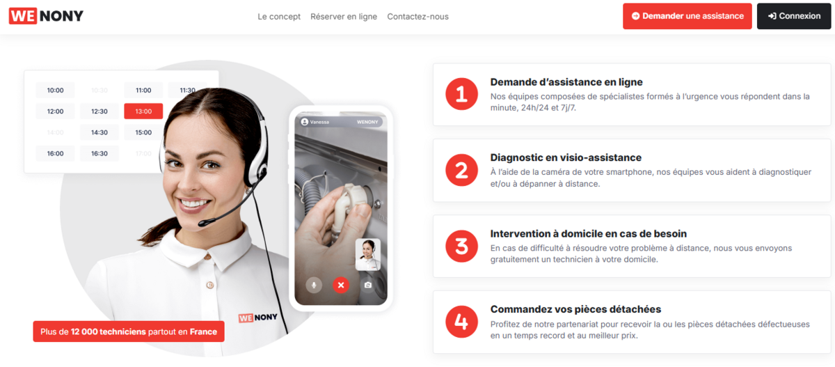 Voici comment fonctionne le processus, en 4 étapes, d'assistance et de dépannage.