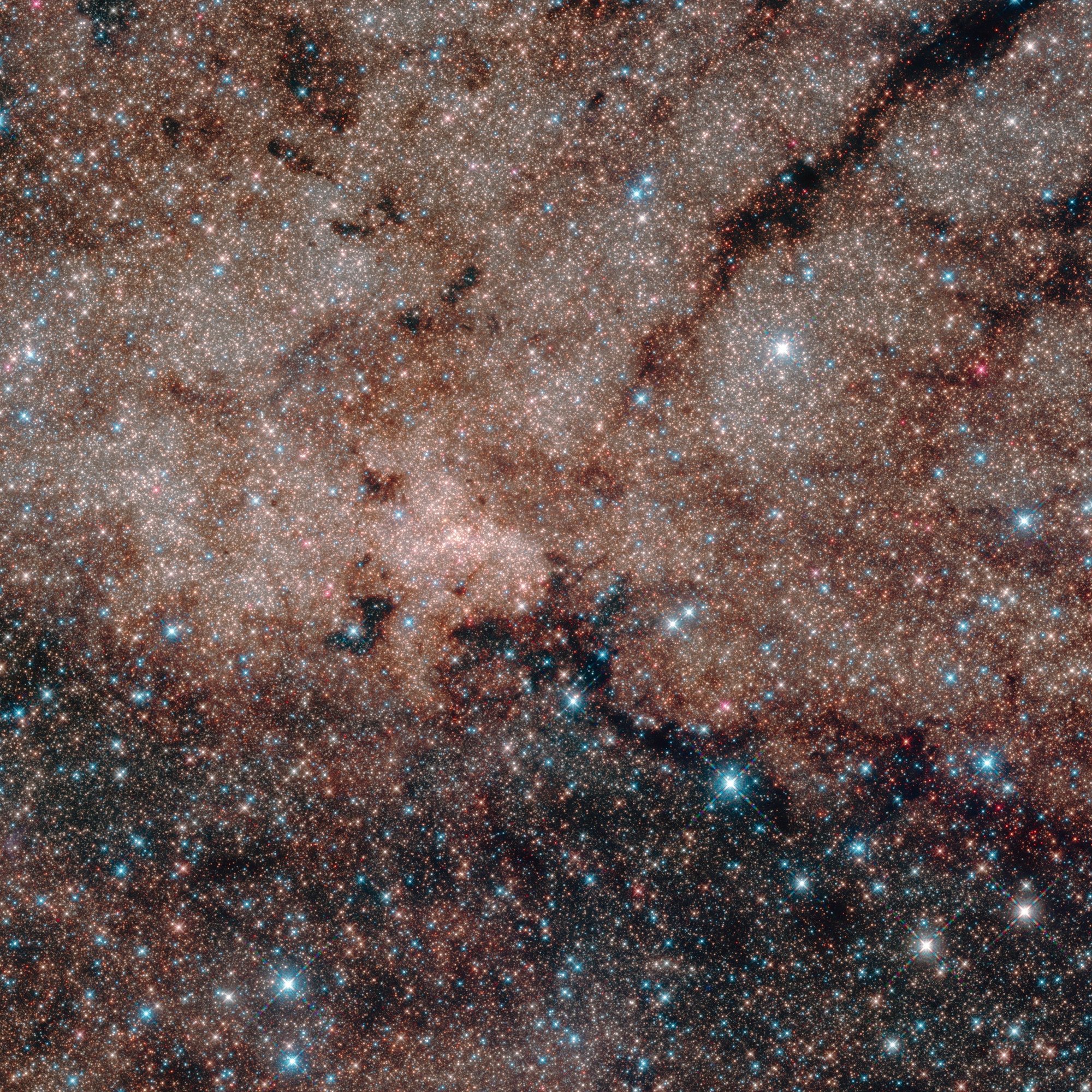 Le cœur de la Voie lactée photographié par Hubble © Hubble