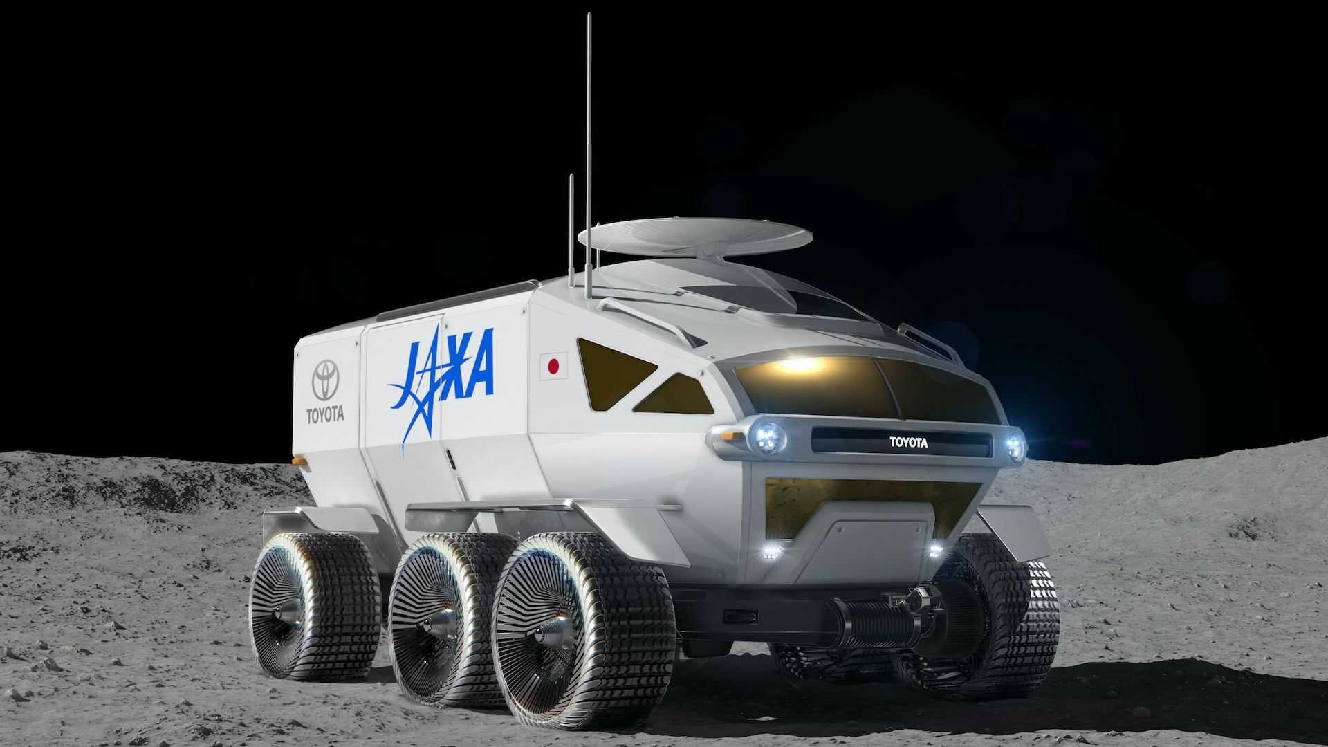 Un peu plus massif que la jeep lunaire... Crédits JAXA/Toyota