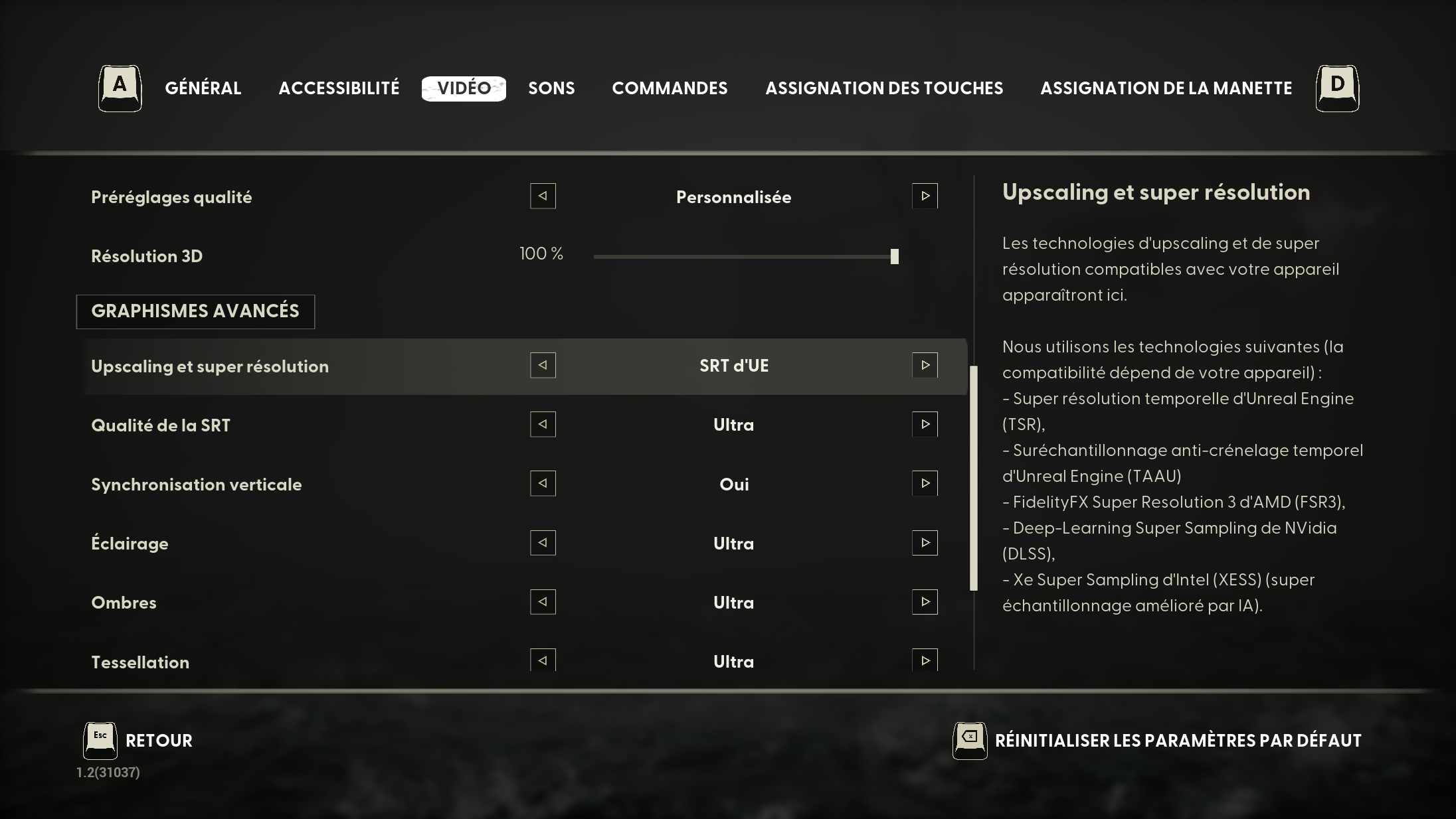sur Still Wakes The Deep, le DLSS n'est pas intégré sur la version Game Pass, alors qu'il est intégré sur la version Steam. © Colin Golberg 