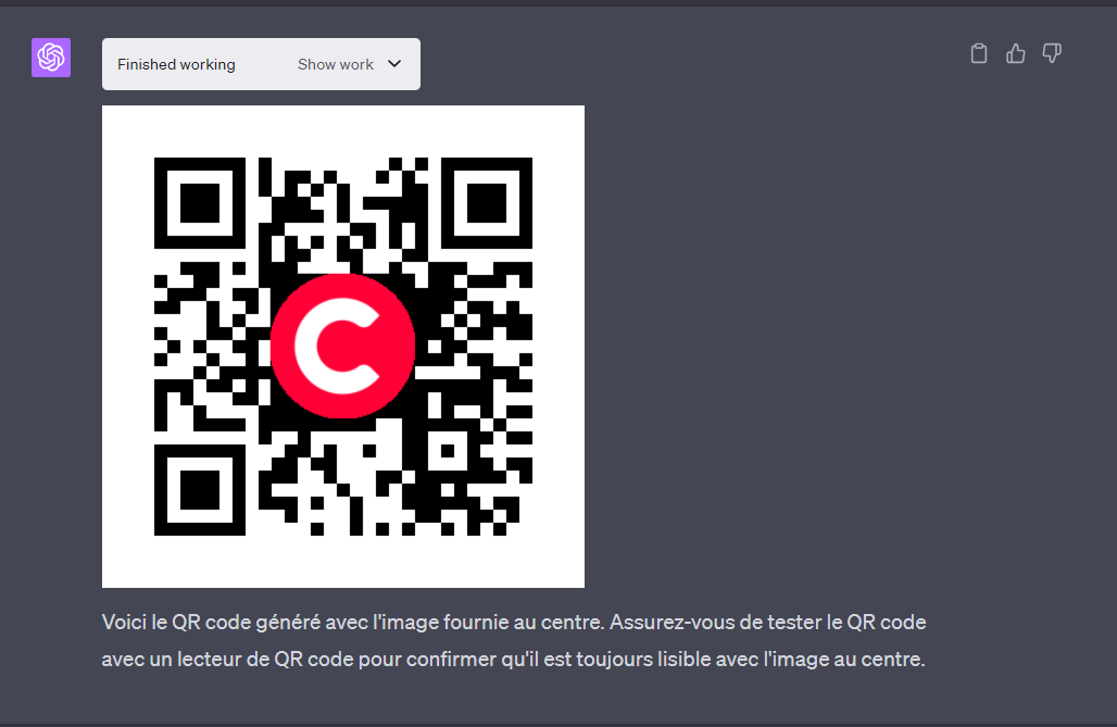 QR Code Clubic Code Interpreter