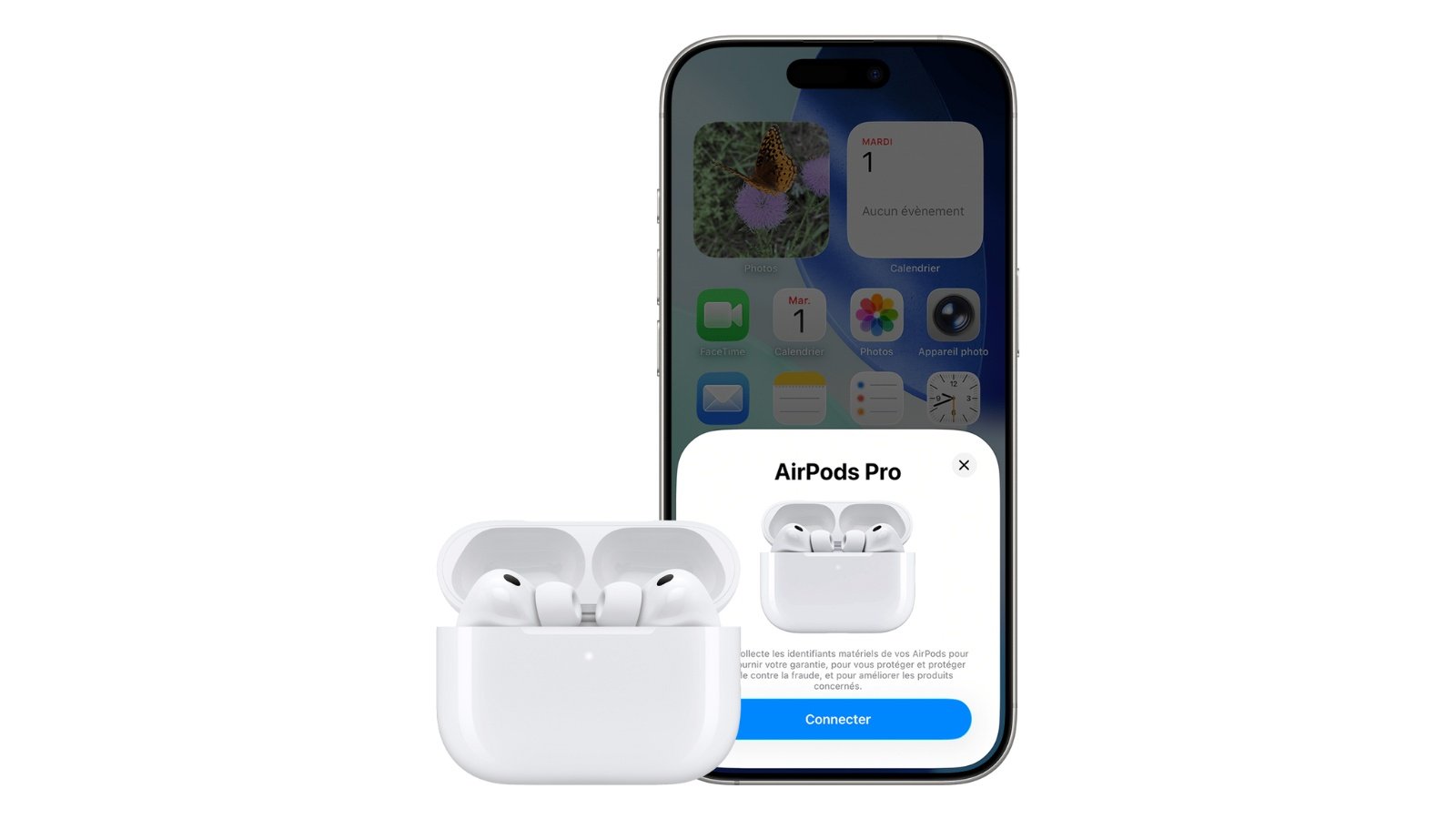 Appairage d'AirPods © Apple