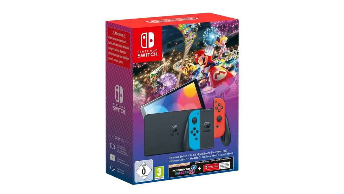 Le pack Nintendo Switch OLED avec Mario Kart 8