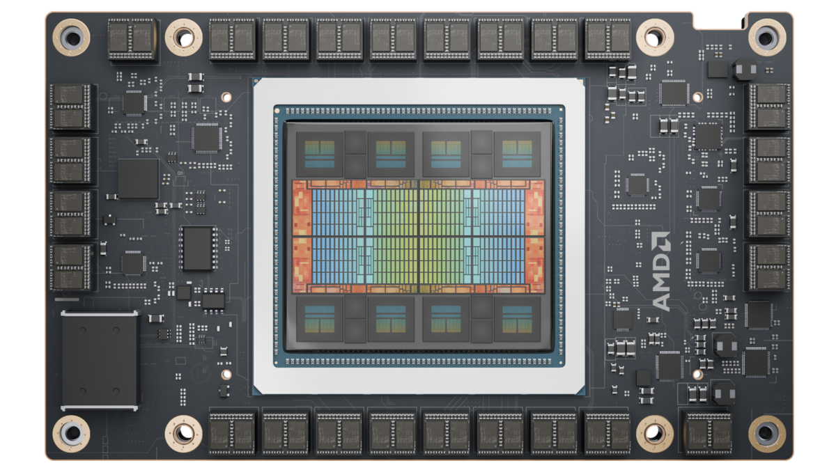 Le MI325X et ses 8 XCD © AMD