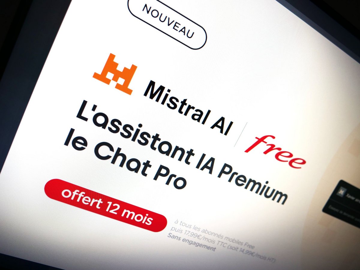 Free et Mistral AI s'associent © Alexandre Boero / Clubic