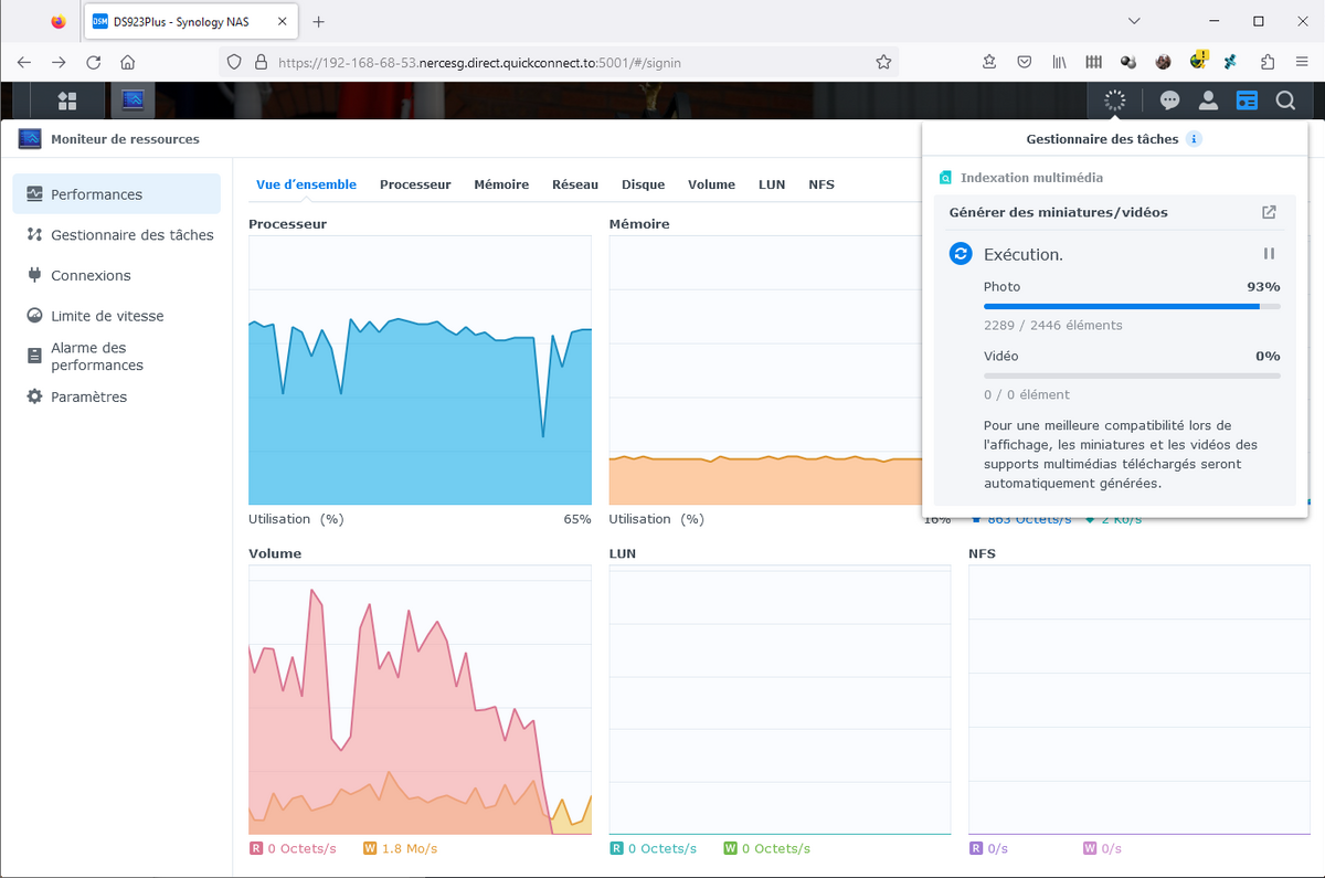 L'indispensable moniteur de ressources pourrait être plus ajustable © Nerces pour Clubic