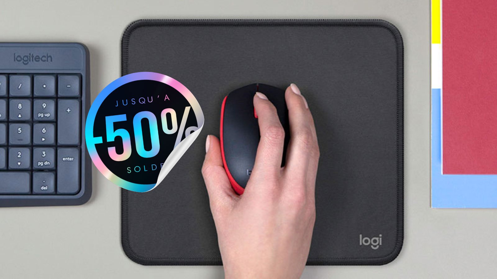 Un petit tapis de souris Logitech à tout petit prix pour les Soldes Amazon.