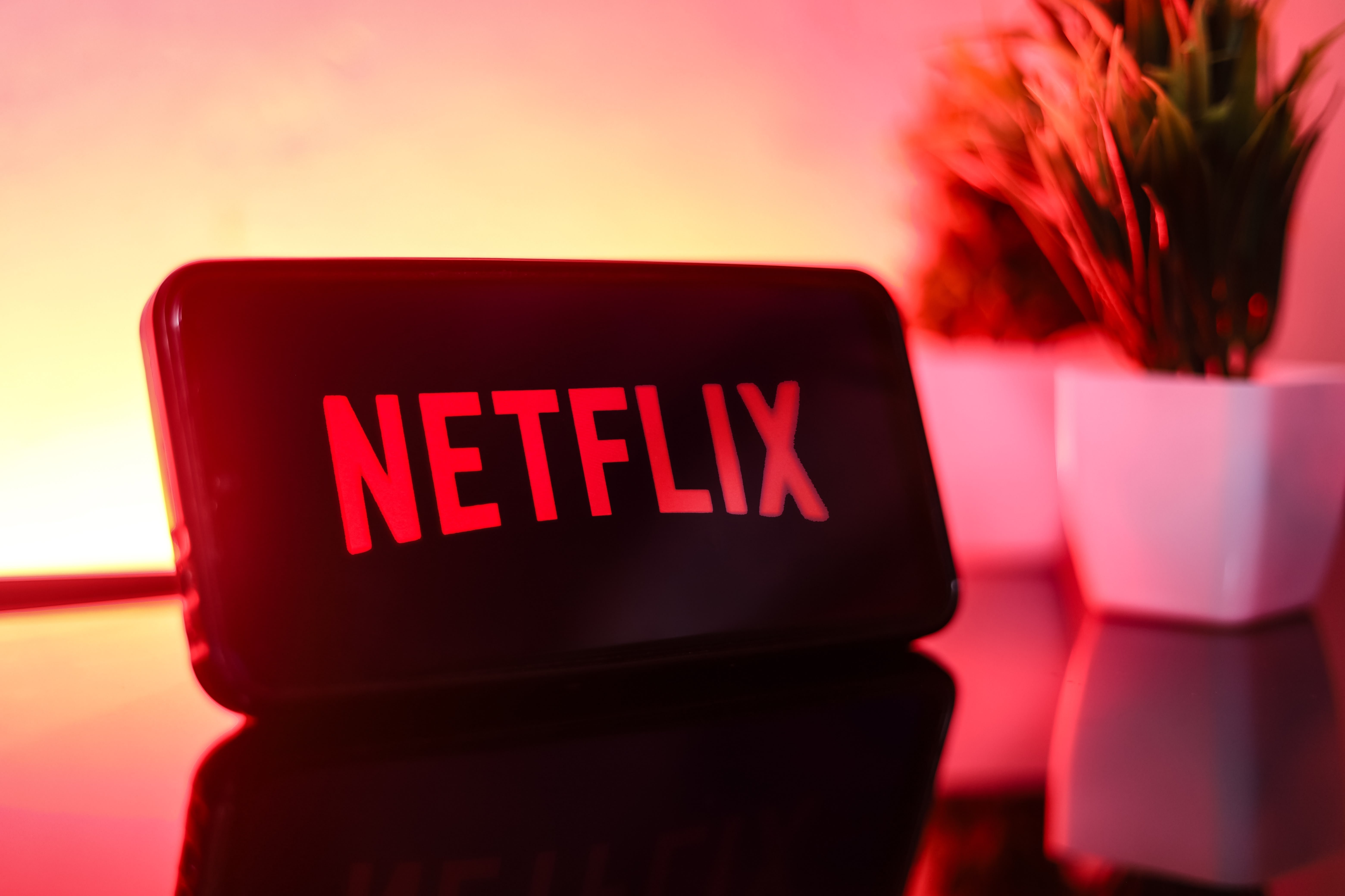 Netflix sur smartphone paysage