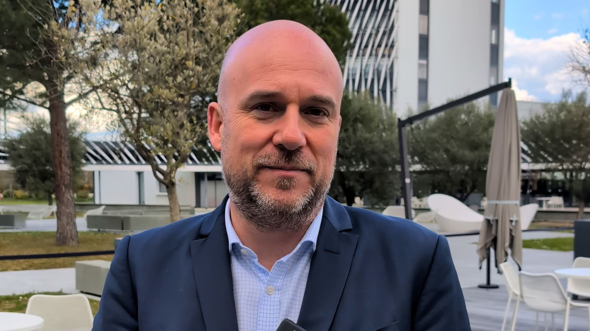 Julien Manhes est le responsable des carburants d'aviation durables et de la capture du dioxyde de carbone chez Airbus. © Alexandre Boero / Clubic