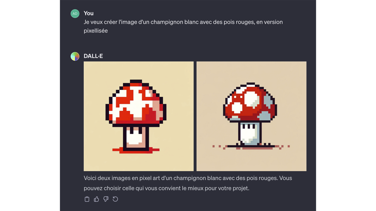 Images pixellisées générées avec DALL·E 3 © Pascale Duc pour Clubic