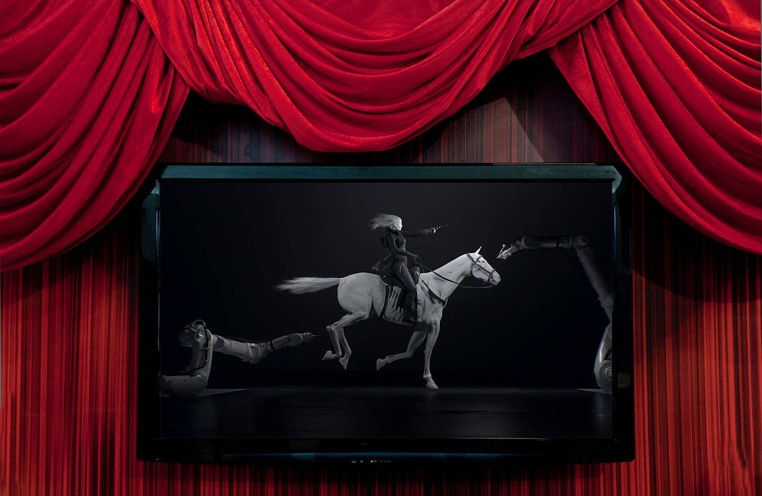 Le générique de Westworld pour illustration © HBO