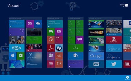 Windows 8.1 et le nommage des groupes de tuiles