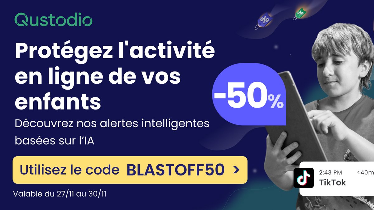 Bénéficiez d'une réduction de -50% avec le code promo BLASTOFF50 pour la solution Complète.