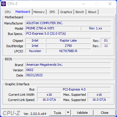 Intel Raptor Lake Core i9-13900K