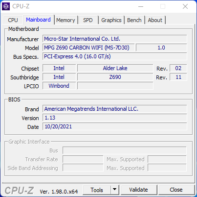 Intel Alder Lake Core i9-12600K