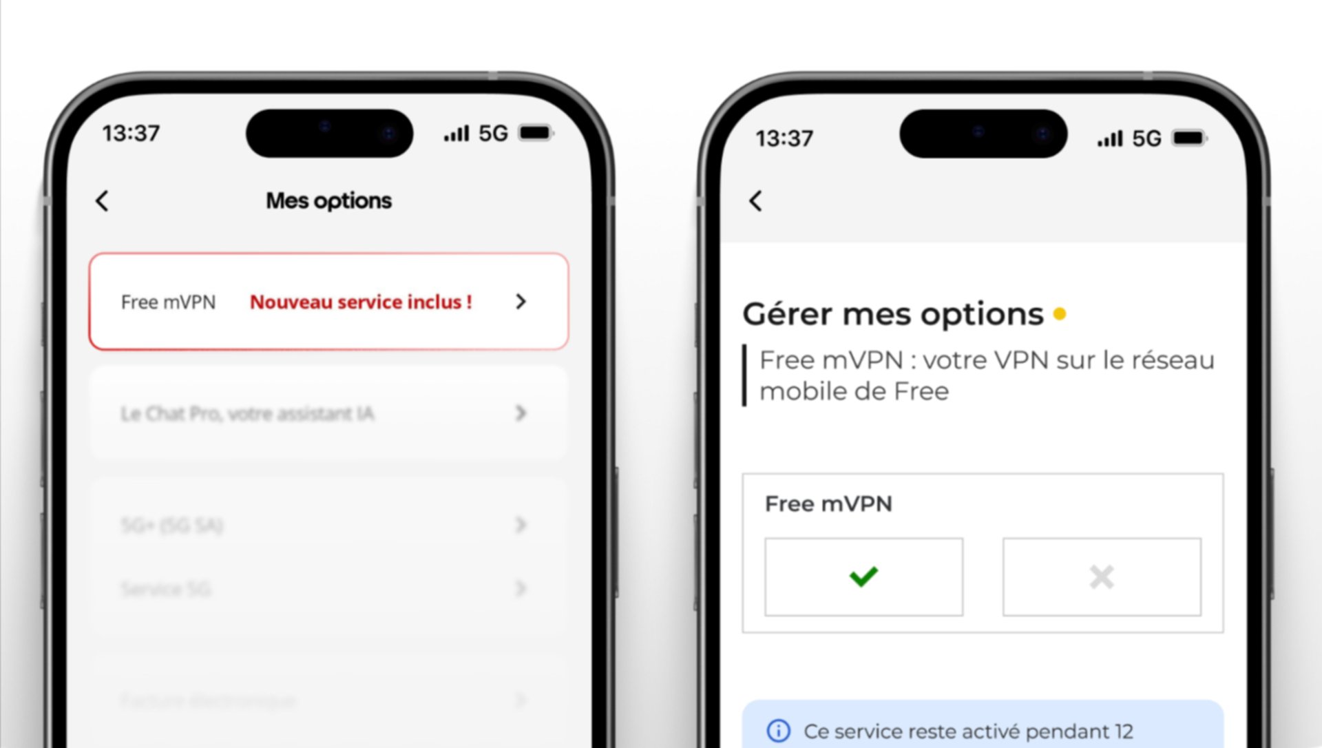 Activation du VPN Free © Free