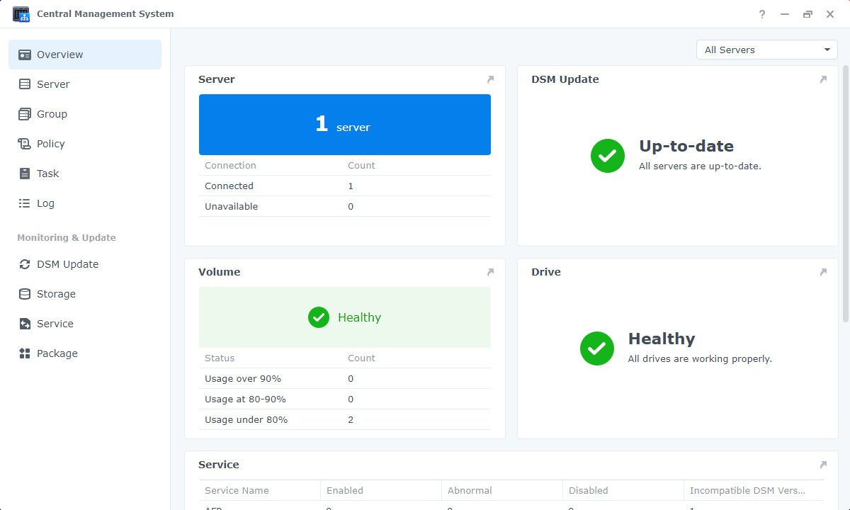 De la robustesse de Central Management System © Synology