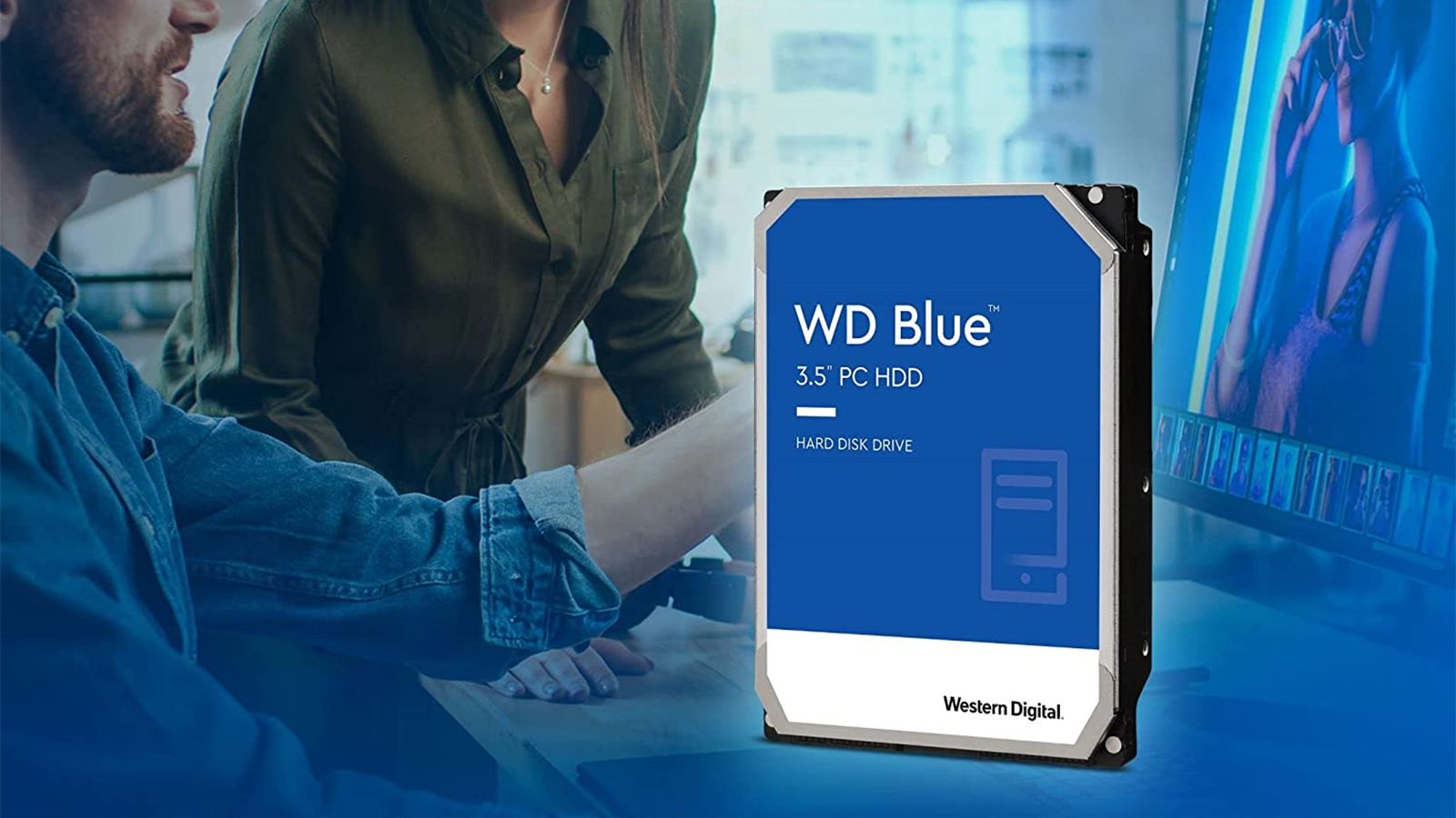Disque dur interne 3,5" Western Digital Blue 4 To