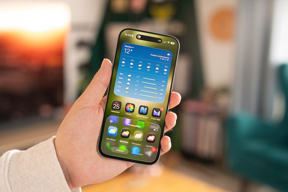 iOS 26 est dans la place. © Pierre Crochart pour Clubic.com