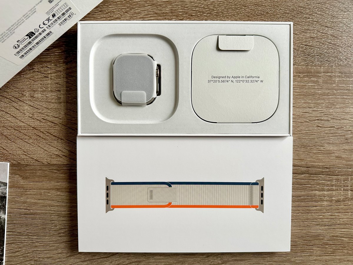 Contenu de la boite de l'Apple Watch Ultra © Mathieu Grumiaux pour Clubic