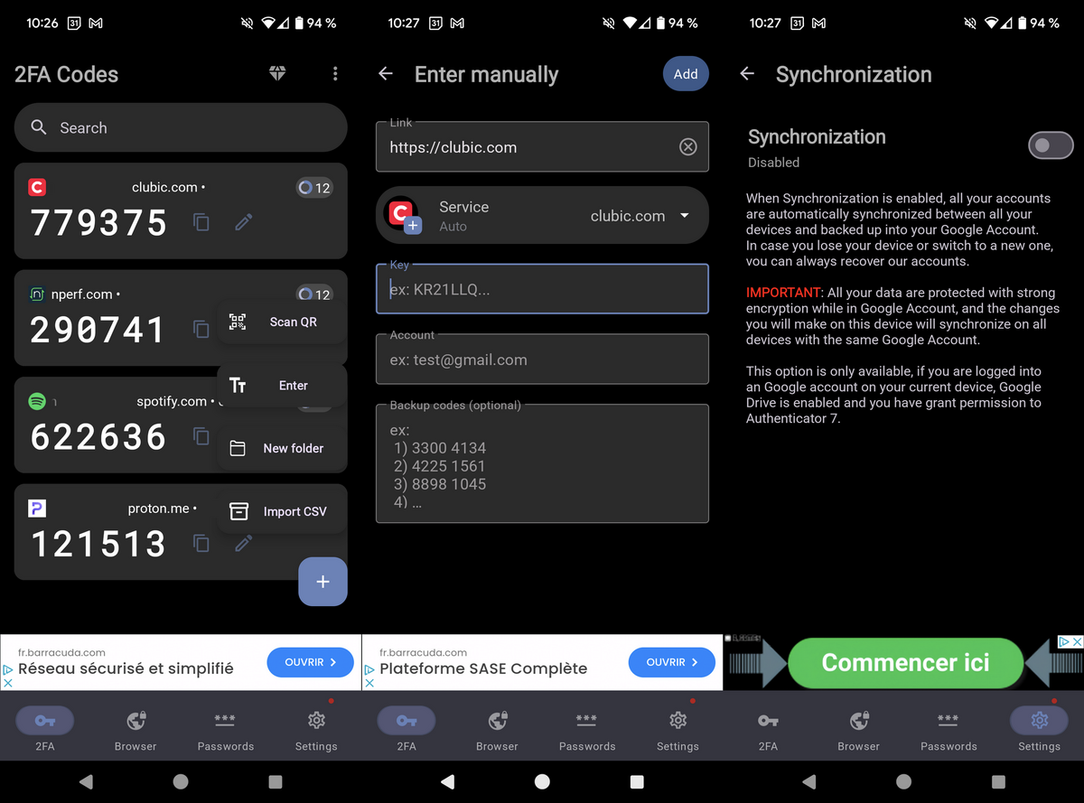 Bitwarden Authenticator génère gratuitement des codes TOTP pour les comptes compatibles A2F © Clubic