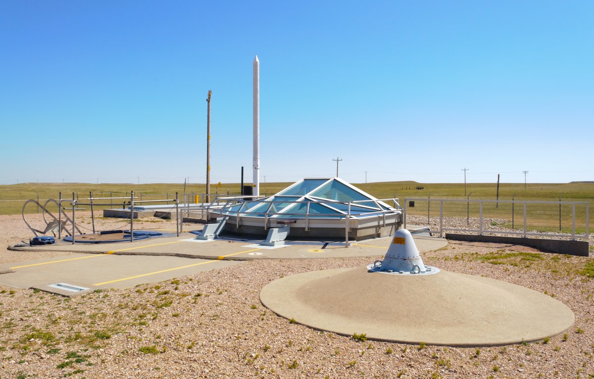  Un des sites de lancement du Minuteman III, un ICBM terrestre à trois étages, pouvant emporter plusieurs ogives nucléaires. © Jeffrey M. Frank / Shutterstock