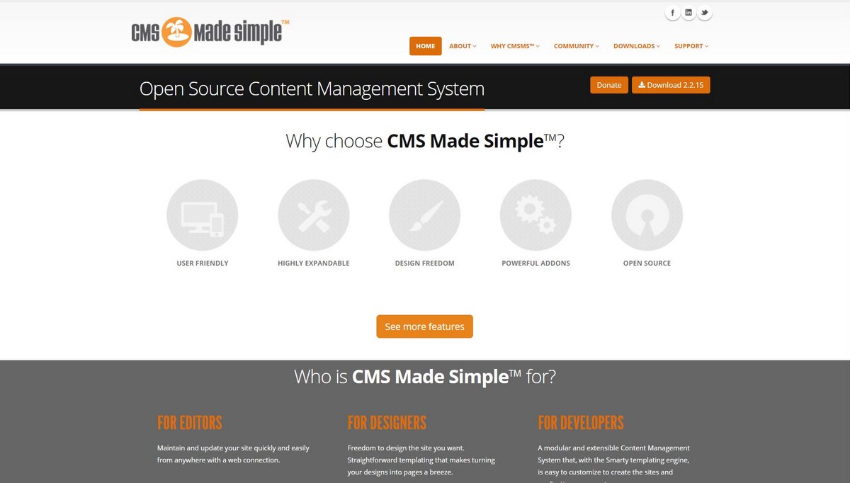 cms made simple-home