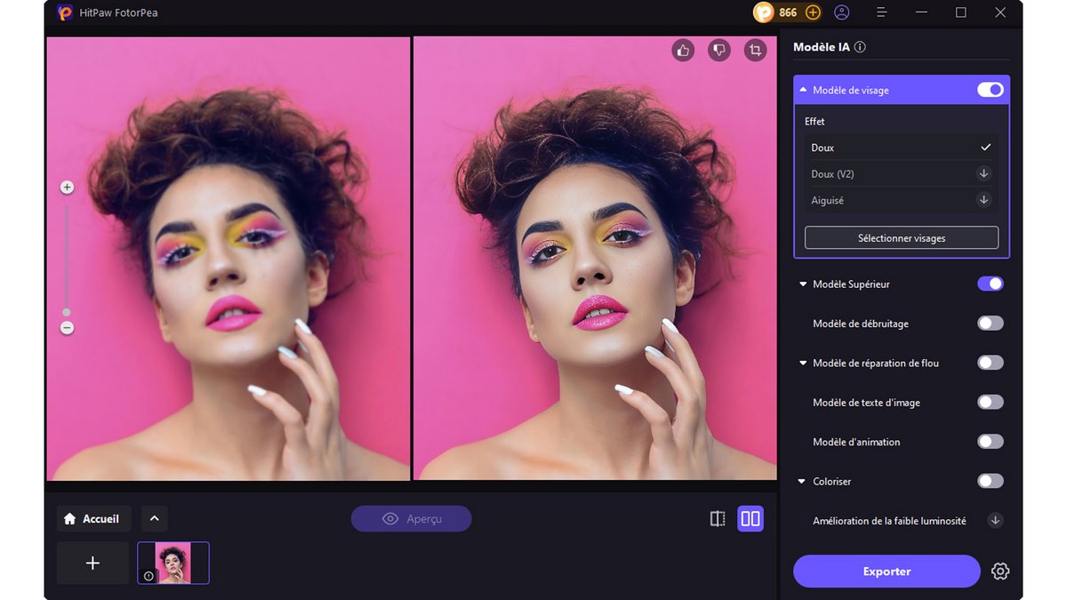 Améliorez la qualité de vos photos en quelques clics avec HitPaw FotorPea