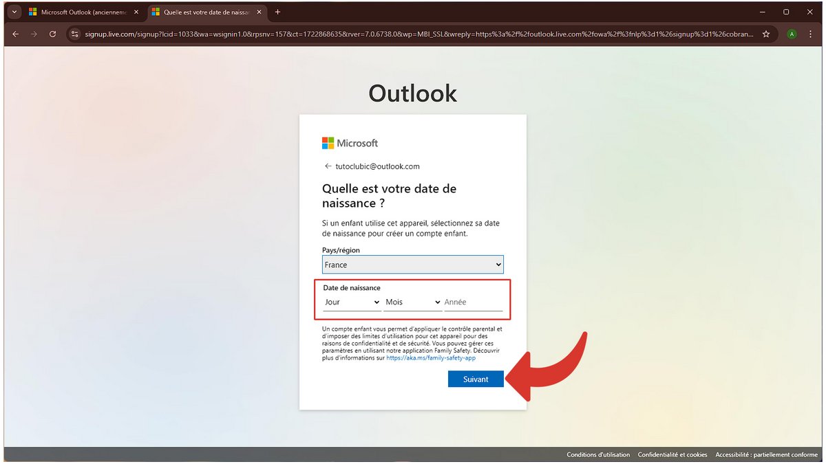 Microsoft utilisera également cette information pour mieux vous identifier en cas de perte d'accès à votre compte © Axel Reghis pour Clubic