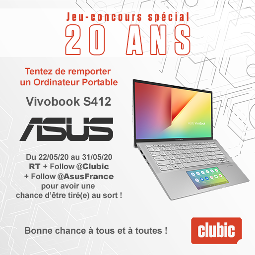 Visuel Jeu Concours 20 ans Asus