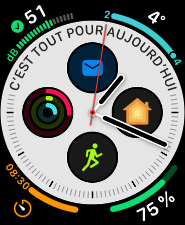 Sélec Apple Watch Outlook