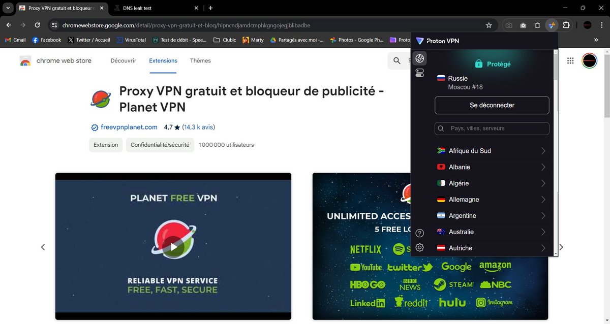 A contrario, les quatre extensions anti-censure bloquées par Mozilla sont toujours accessibles sur le Chrome Web Store © Mozilla