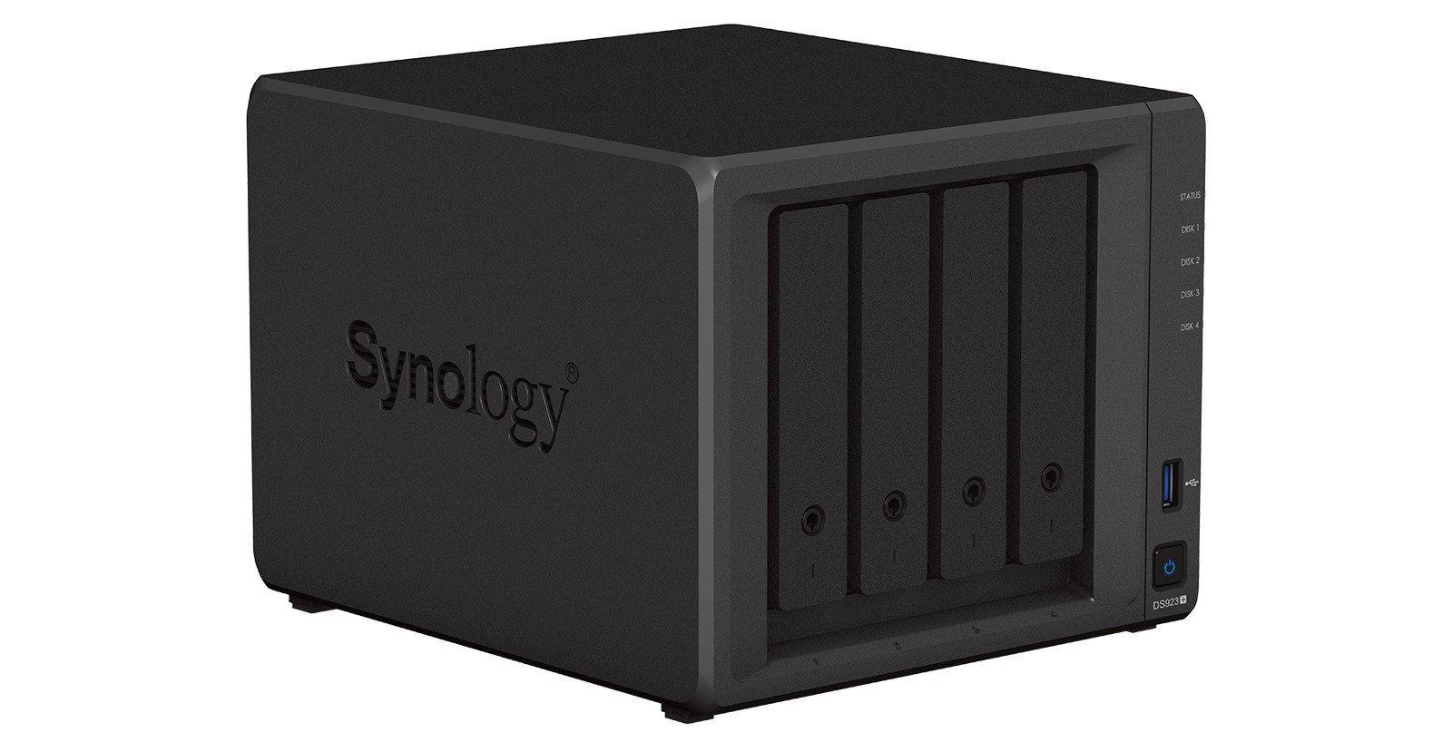 Le DiskStation DS923+ peut contenir jusqu'à 50 To de données. © Synology