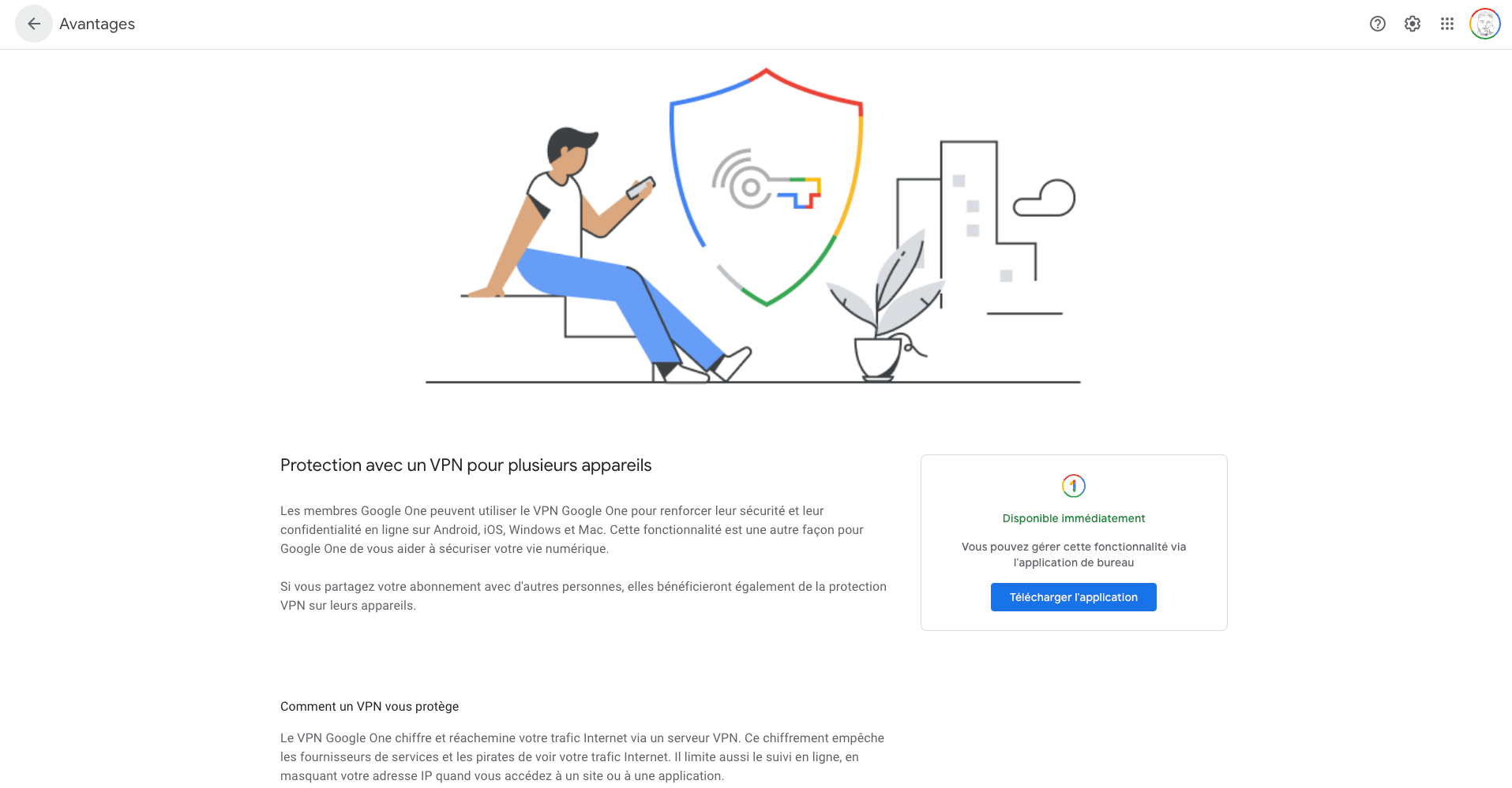 Clubic - Notre avis sur Google One VPN