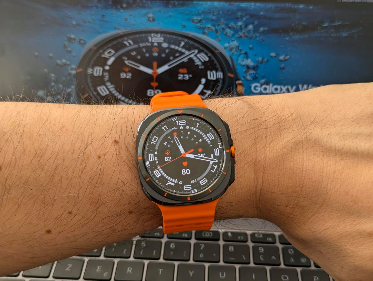 Découvrez notre test complet de la Galaxy Watch Ultra © Johan Gautreau pour Clubic