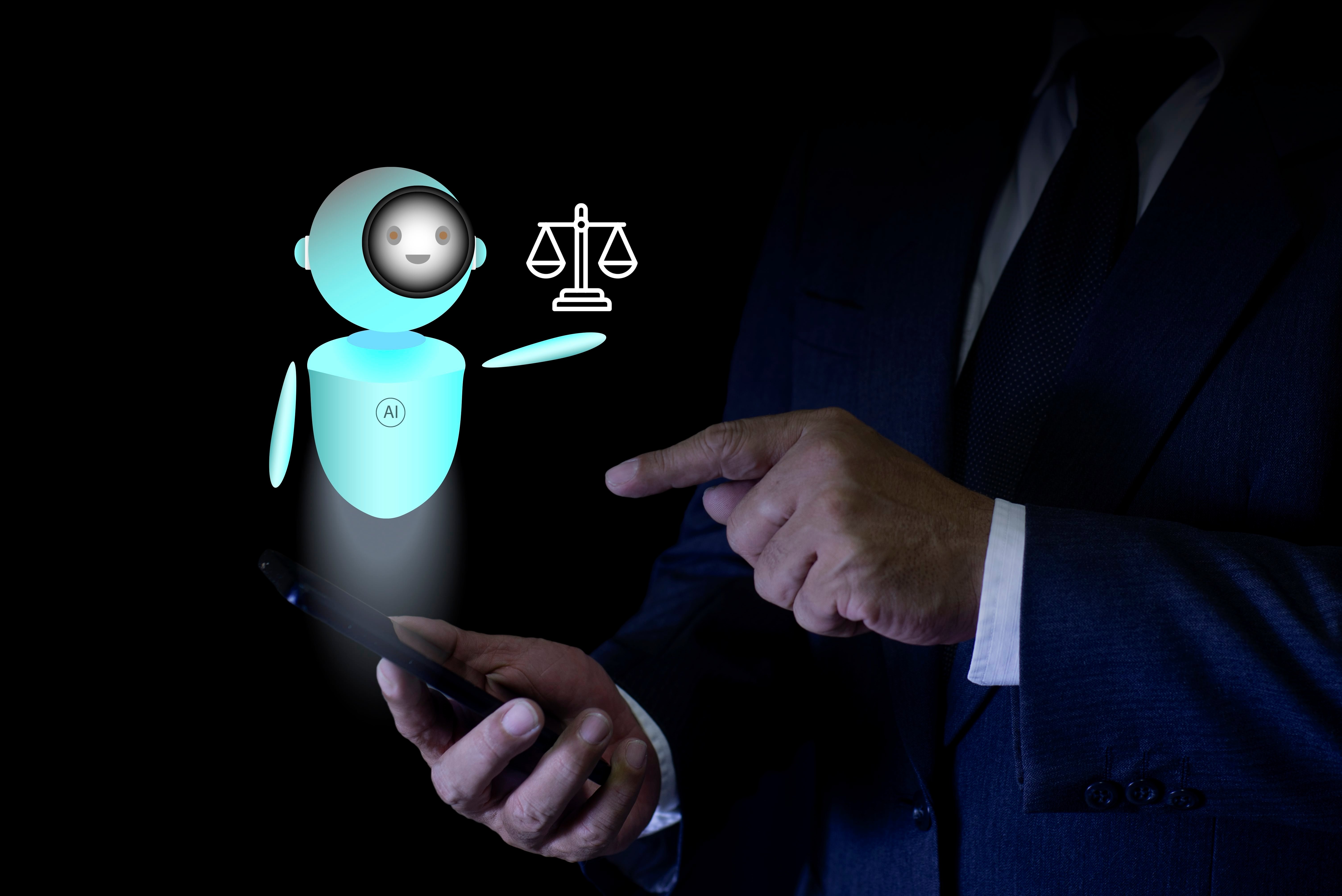 Intelligence artificielle, justice © Shutterstock