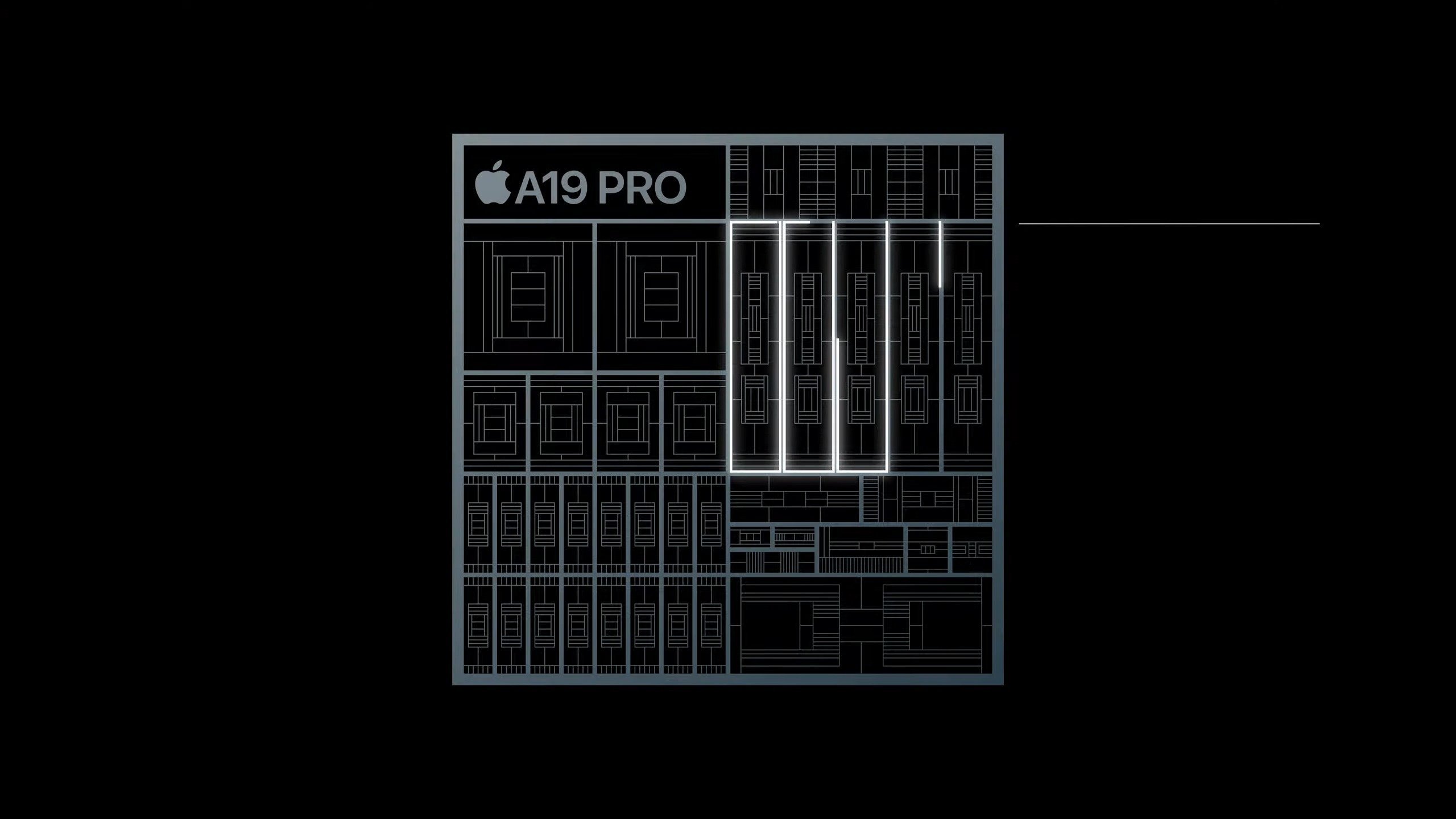 La remplaçante de l'A19 Pro, sera gravée en 2 nm. © Apple