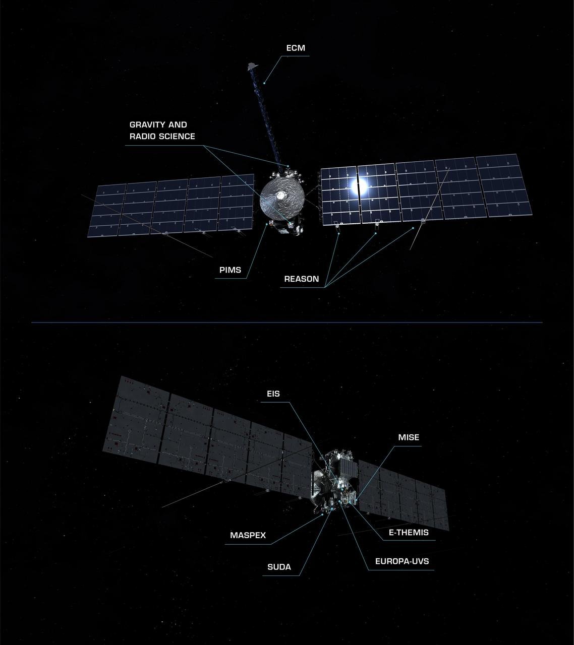 Présentation de la sonde Europa Clipper et de ses instruments scientifiques © NASA