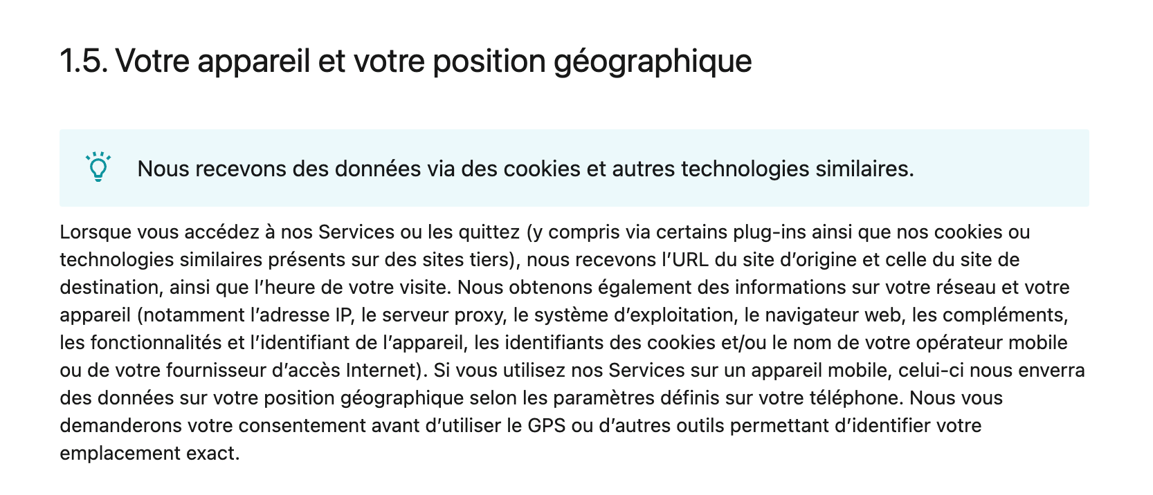 linkedin confidentialité