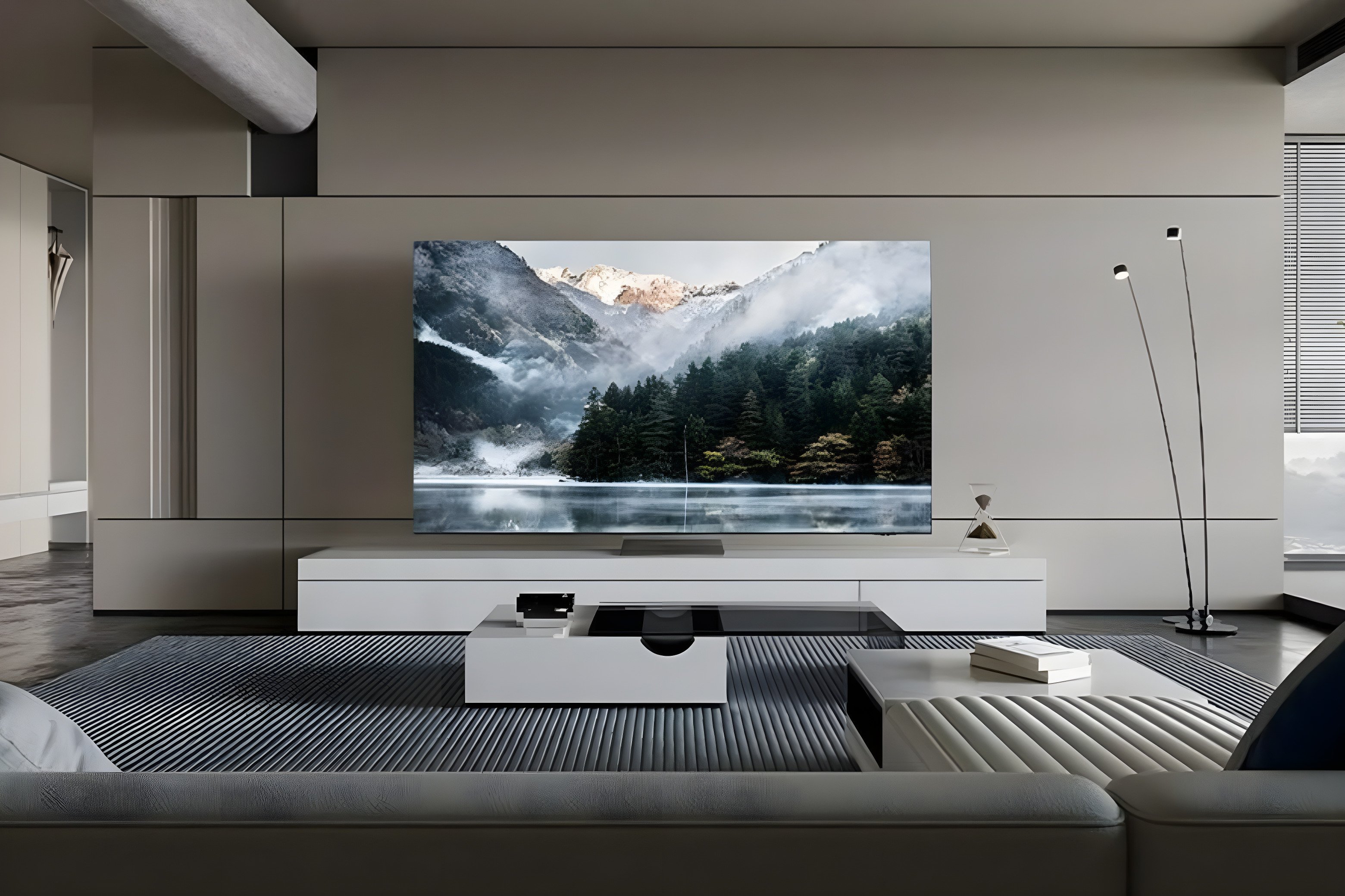 Le QN900D compte sur son processeur aidé par l'IA pour délivrer une image 8K parfaite © Samsung