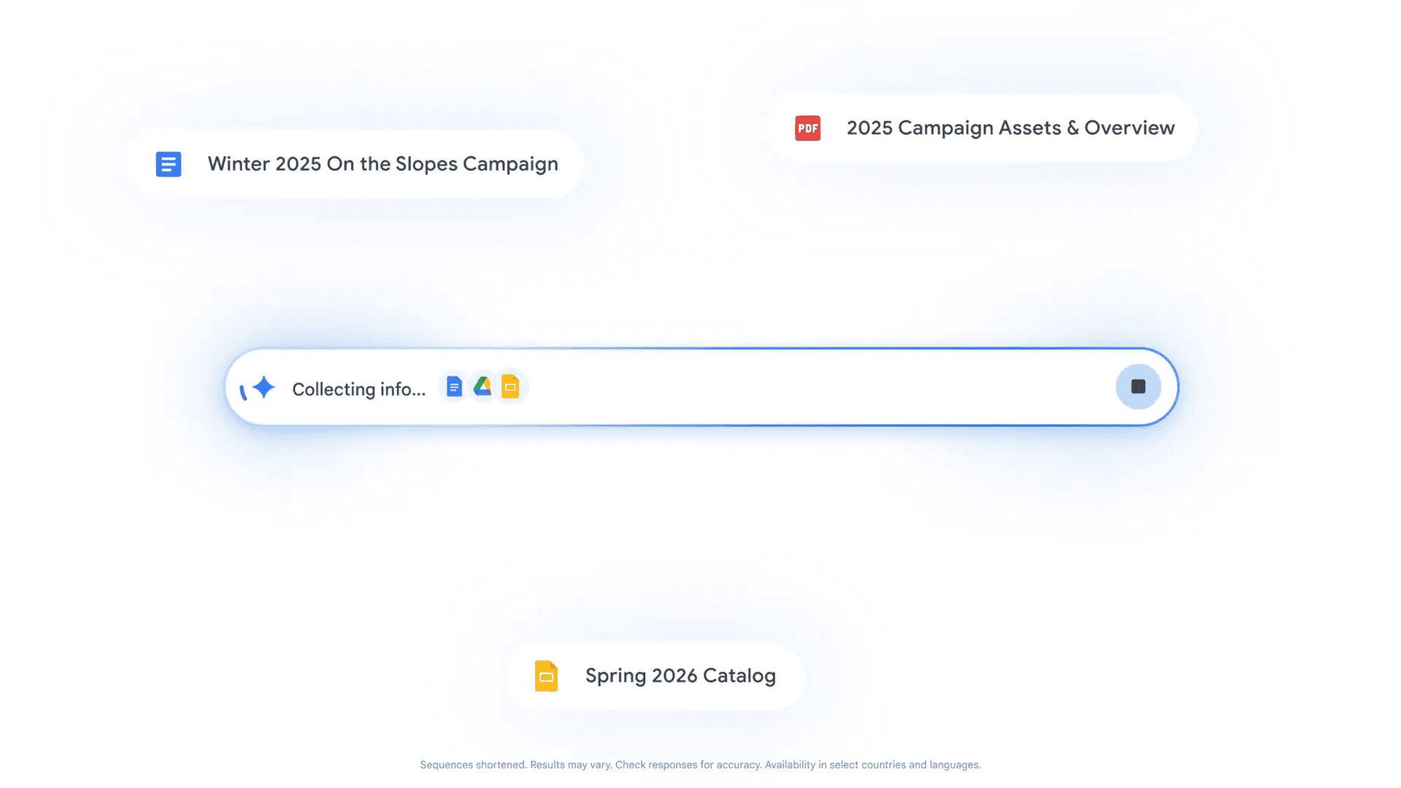 Une aperçu de la fonctionnalité "Help me create" dans Google Docs. © Google