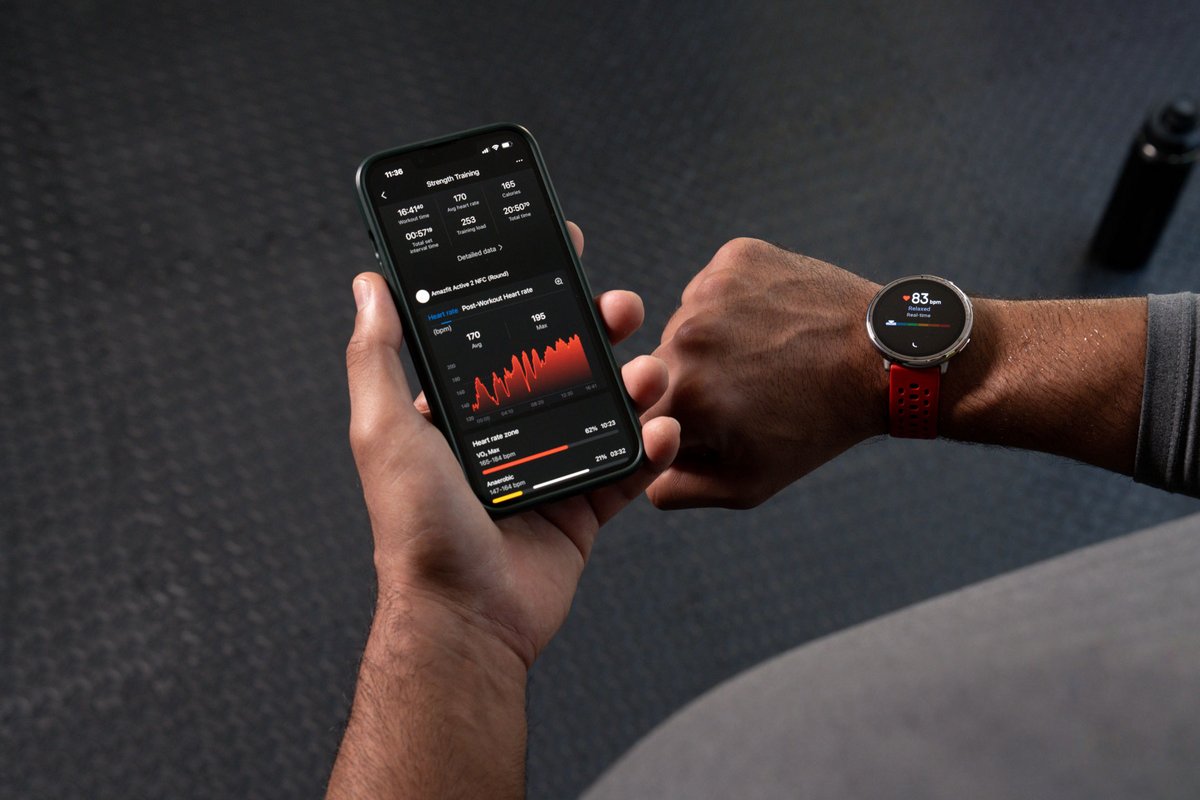 Un nouveau capteur pour un meilleur suivi des performances © Amazfit