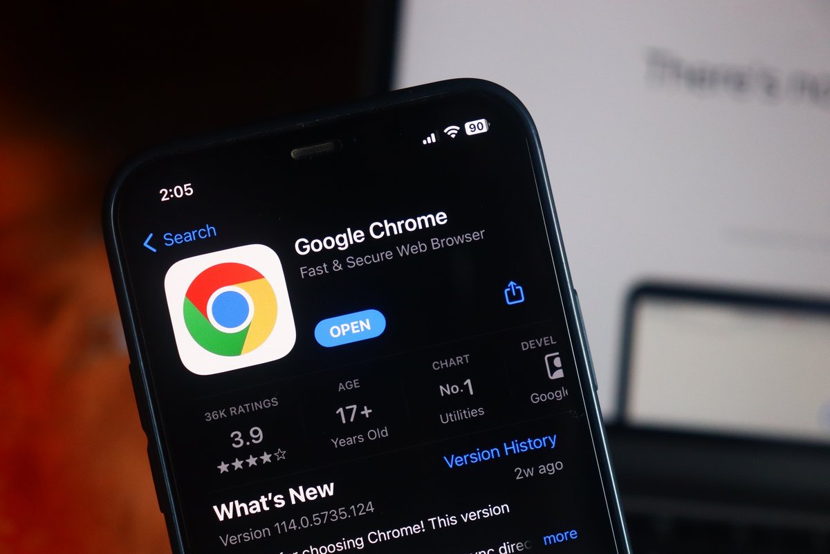 Une mise à jour de Chrome sur iPhone qui devrait grandement vous intéresser © photosince / Shutterstock.com 