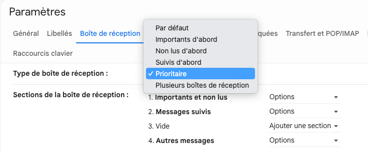 Gmail astuce 4 - Simplifiez-vous la vie avec des filtres