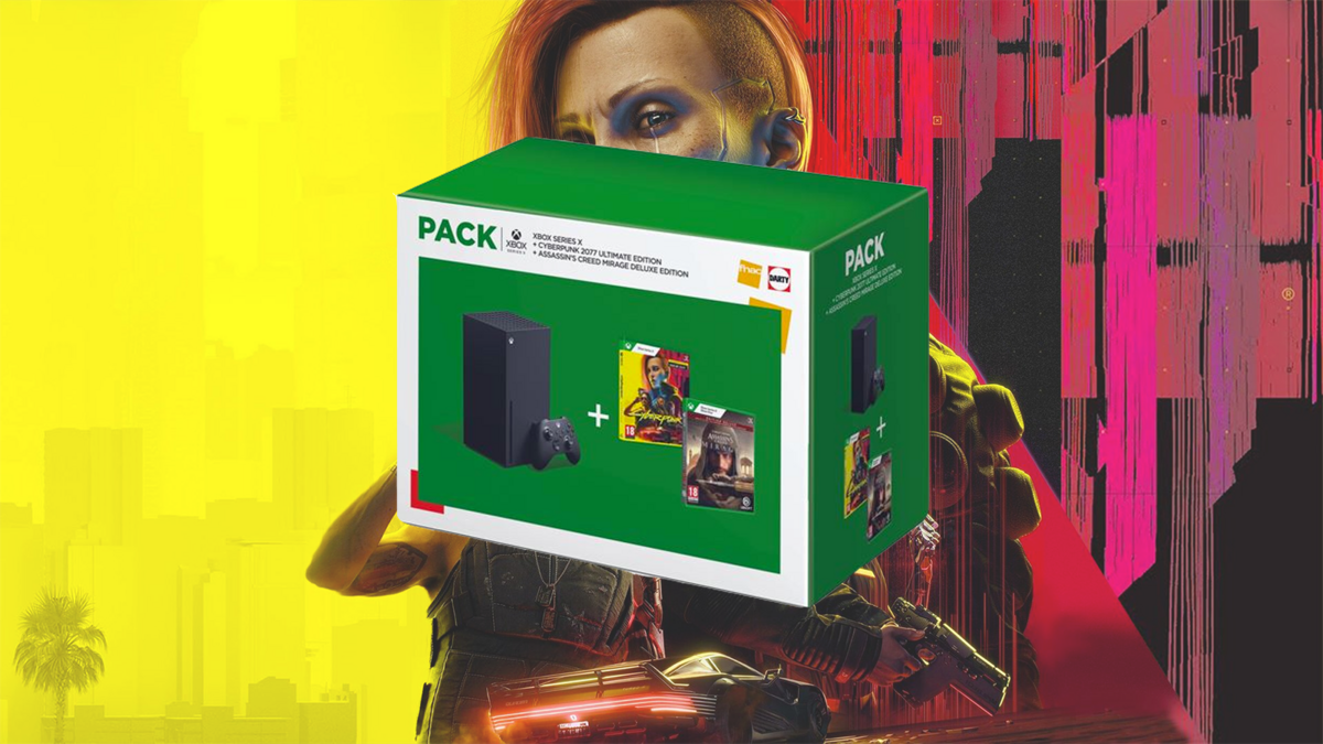 La Xbox Series X, console compatible 8K avec 1 To de stockage, extensible, et deux jeux