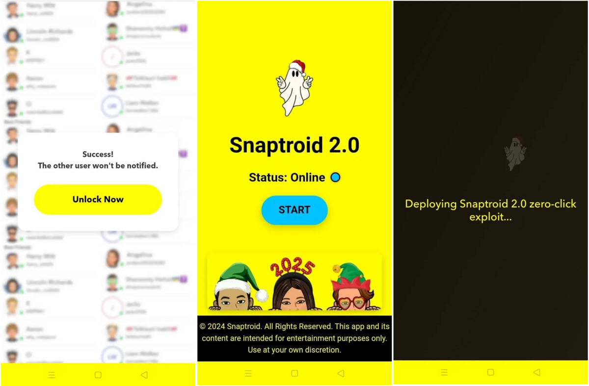 L’interface donne un accès direct au visionnage de contenus et aux fonctions de téléchargement, pensés pour offrir une expérience rapide et intuitive sur mobile. - © Snaptroid