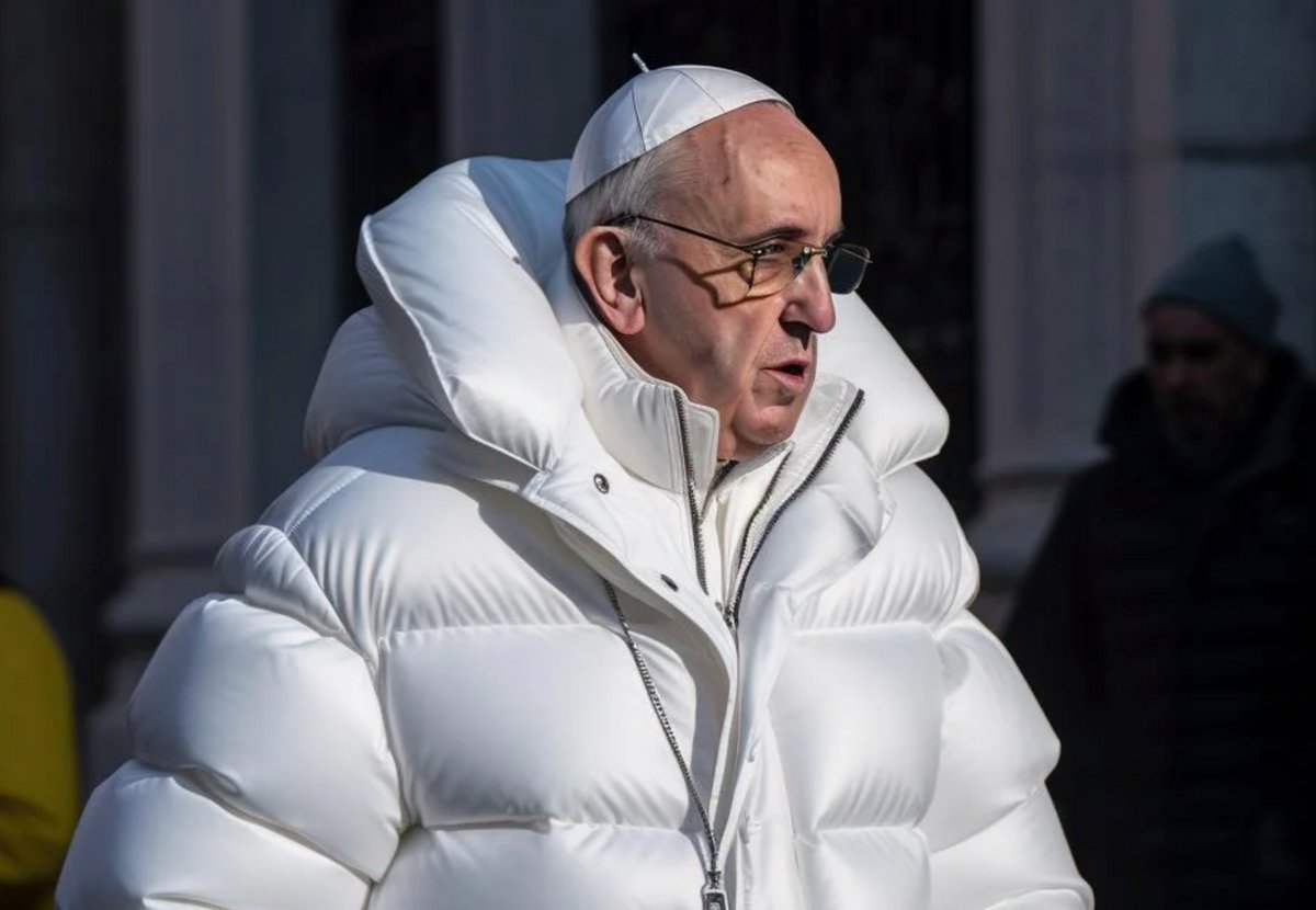 Pape en doudoune