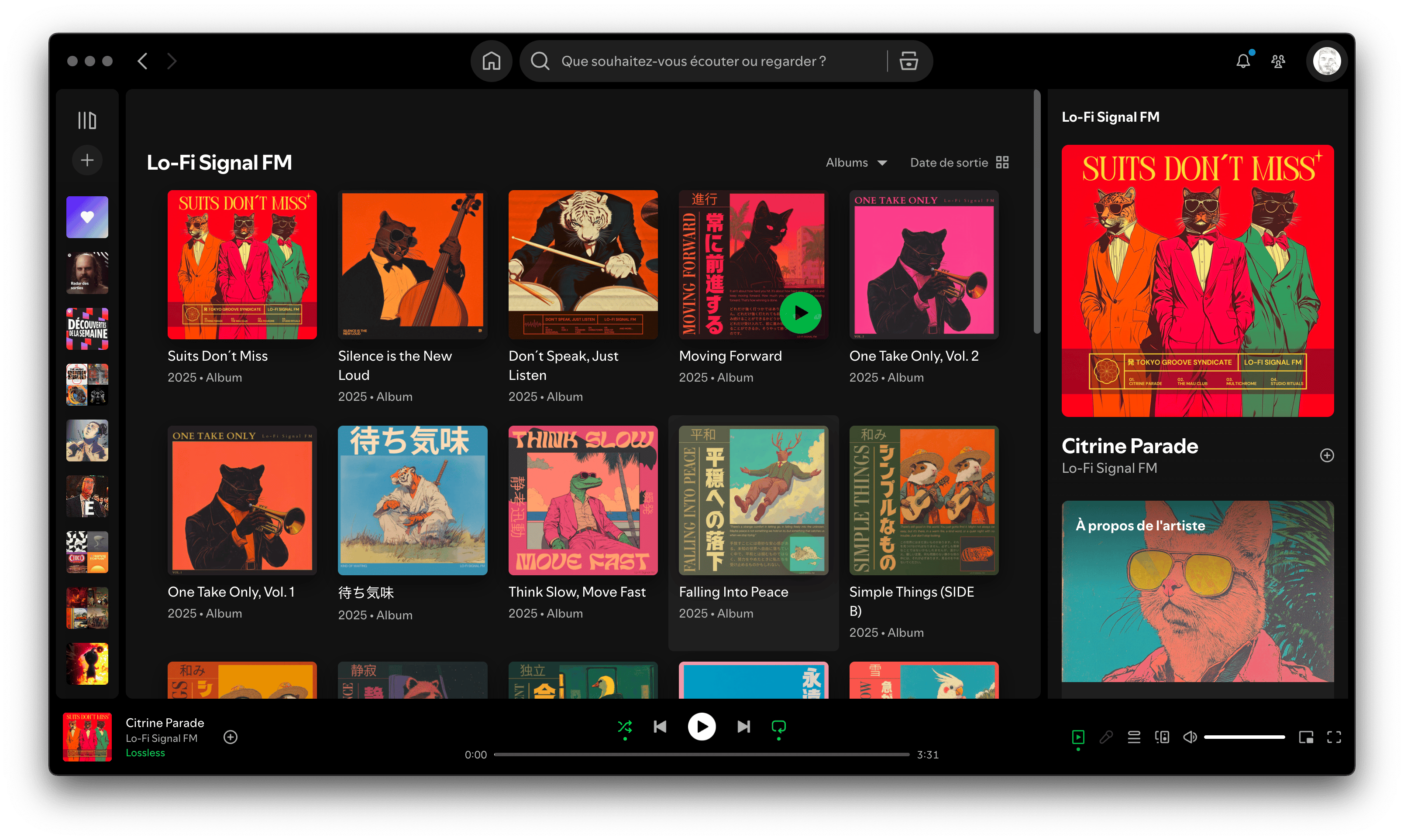 Exemple d'un artiste IA, reconnaissable à son rythme de publication prolifique. © Naïm BADA pour Clubic