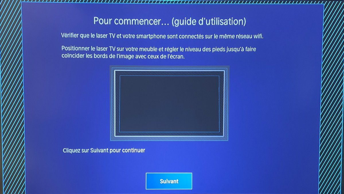 Hisense Laser TV L5VG géométrie