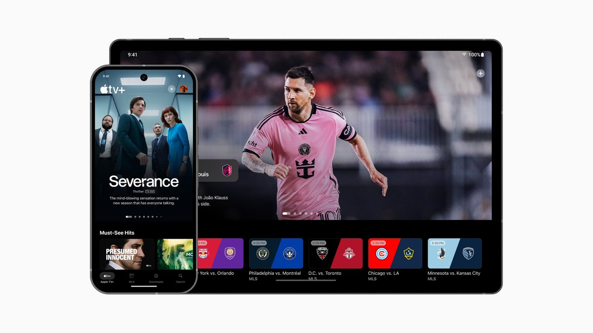 L'app Apple TV pour Android, disponible sur smartphone et sur tablette © Apple